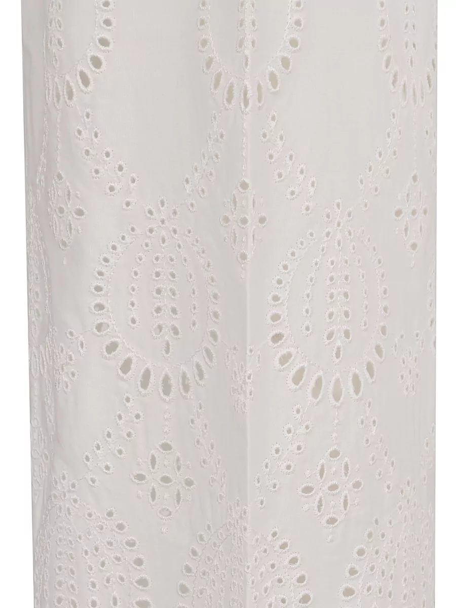 Parosh Cotton High-Rise Wide-Leg Trousers