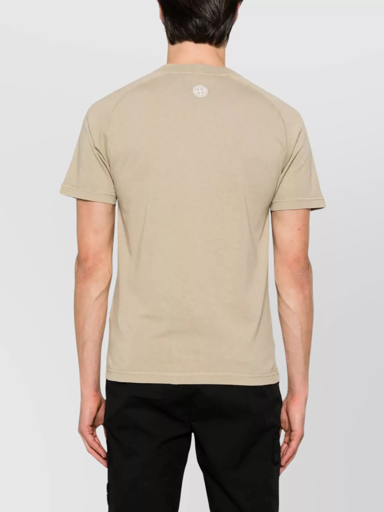 Stone Island Short Sleeve Crew Neck Ribbed T-Shirt