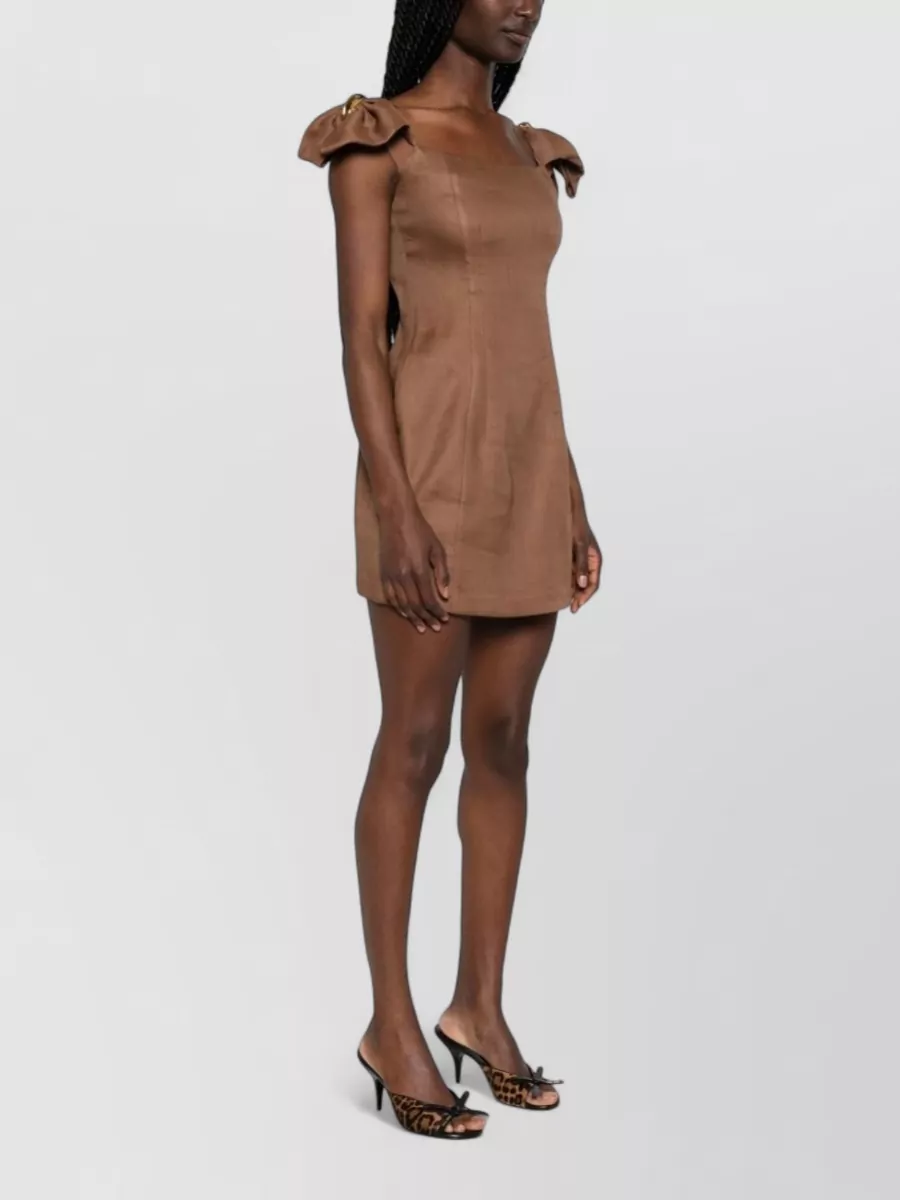 Elisabetta Franchi Off-Shoulder Mini Dress
