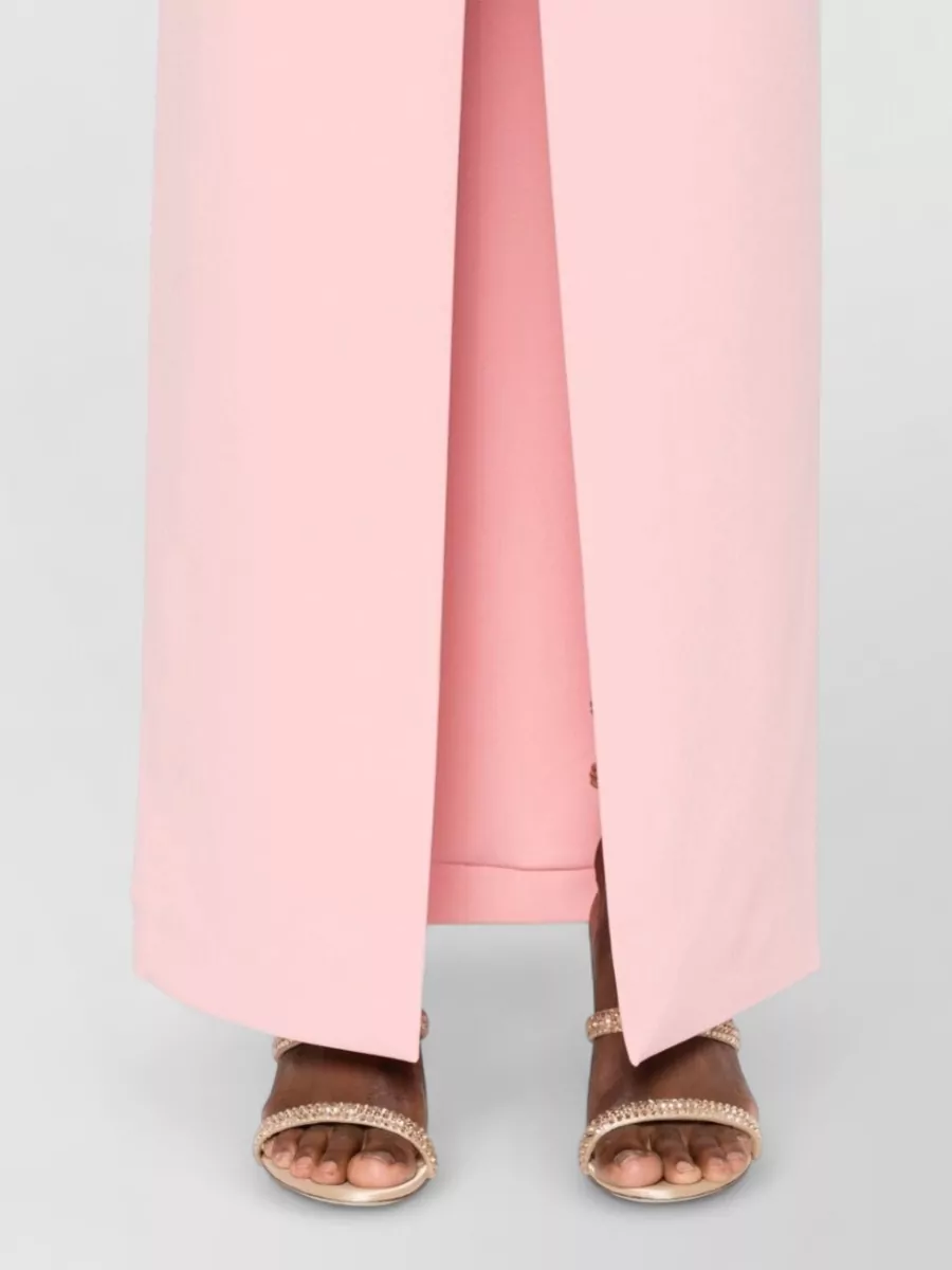 Solace London Crepe Strapless Maxi Dress