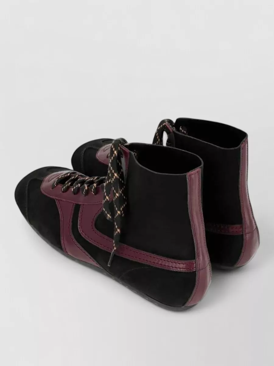 Dries Van Noten Suede High-Top Sneakers