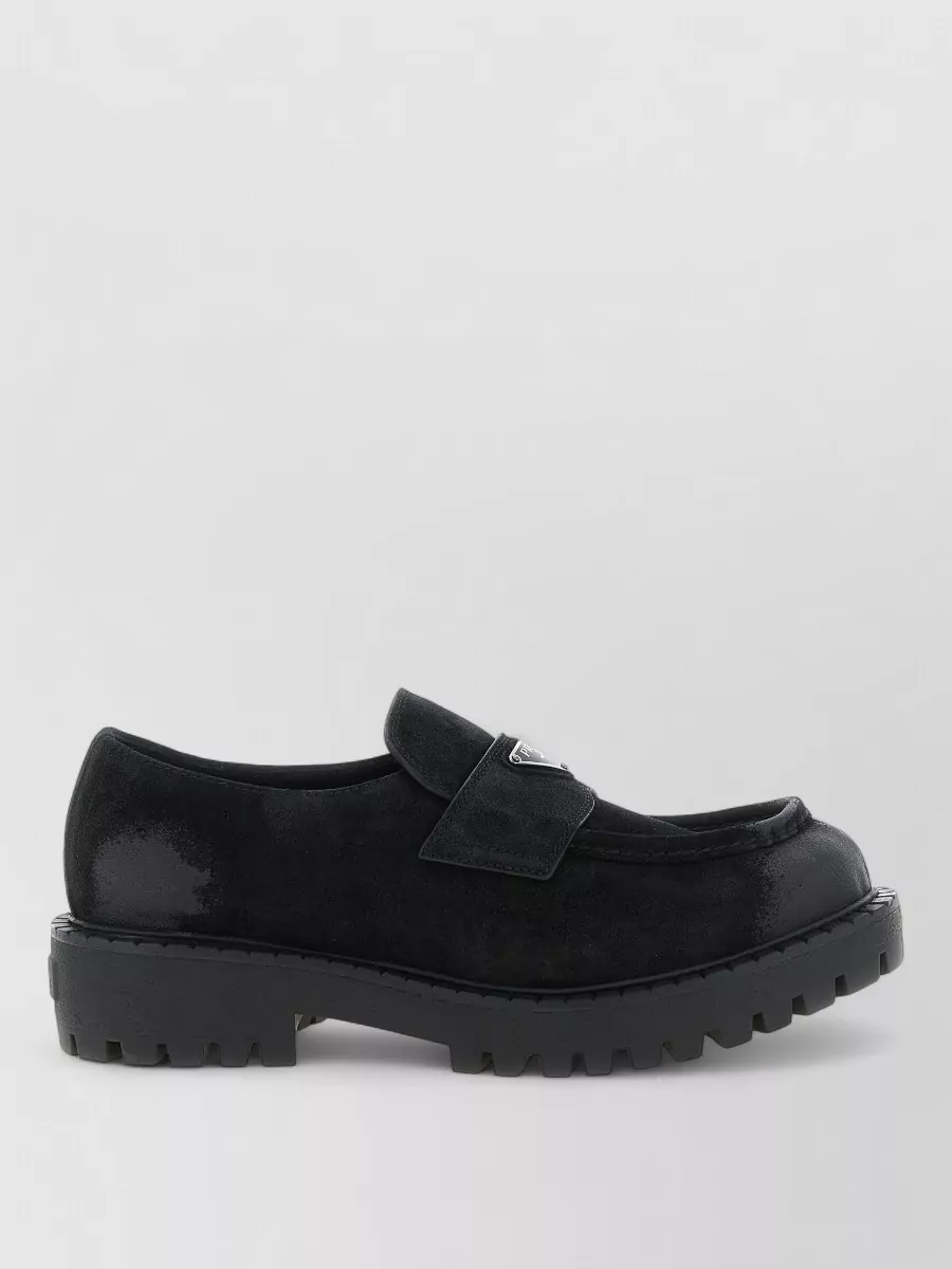 Prada Suede Derby Shoes