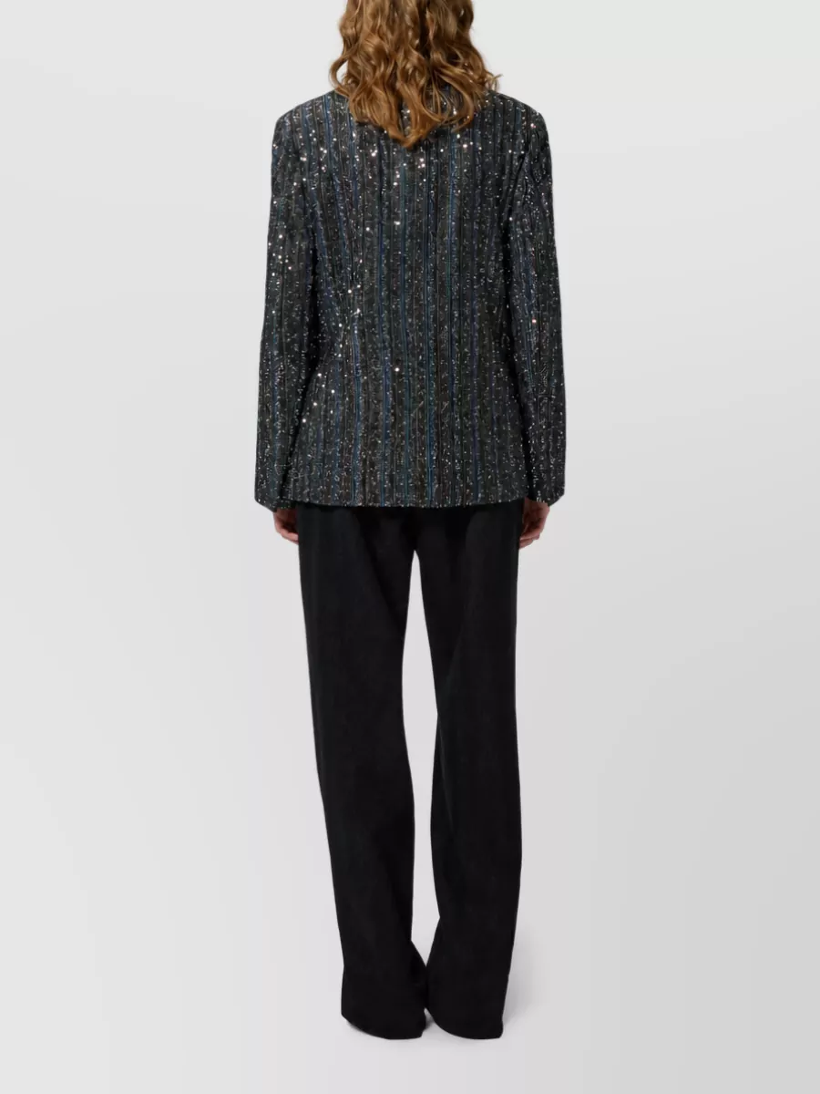 Missoni Striped Sequin Bomber Jacket