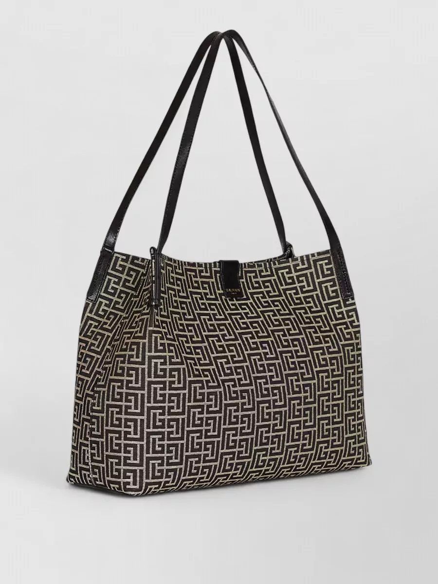 Balmain Large Open Tote Bag Top Handles