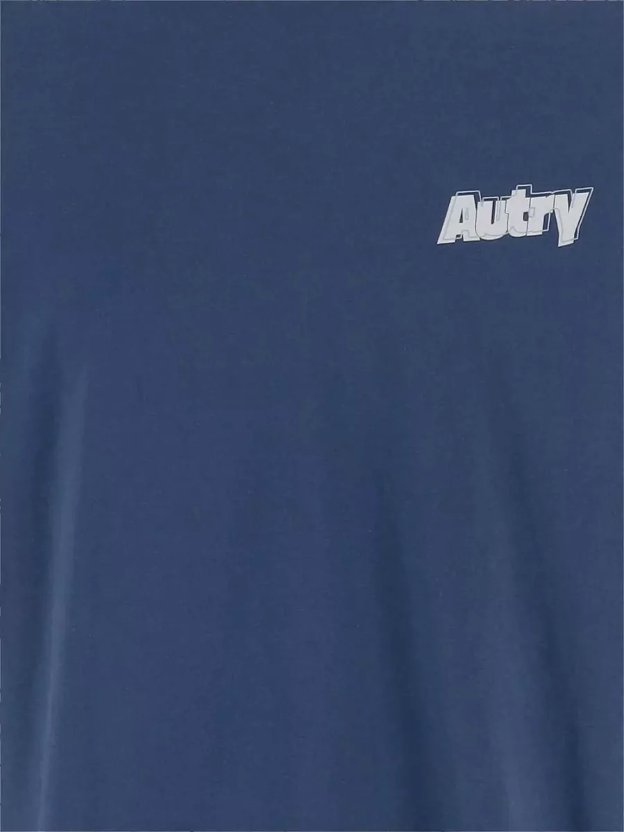 Autry Cotton Crew Neck Short Sleeve T-Shirt
