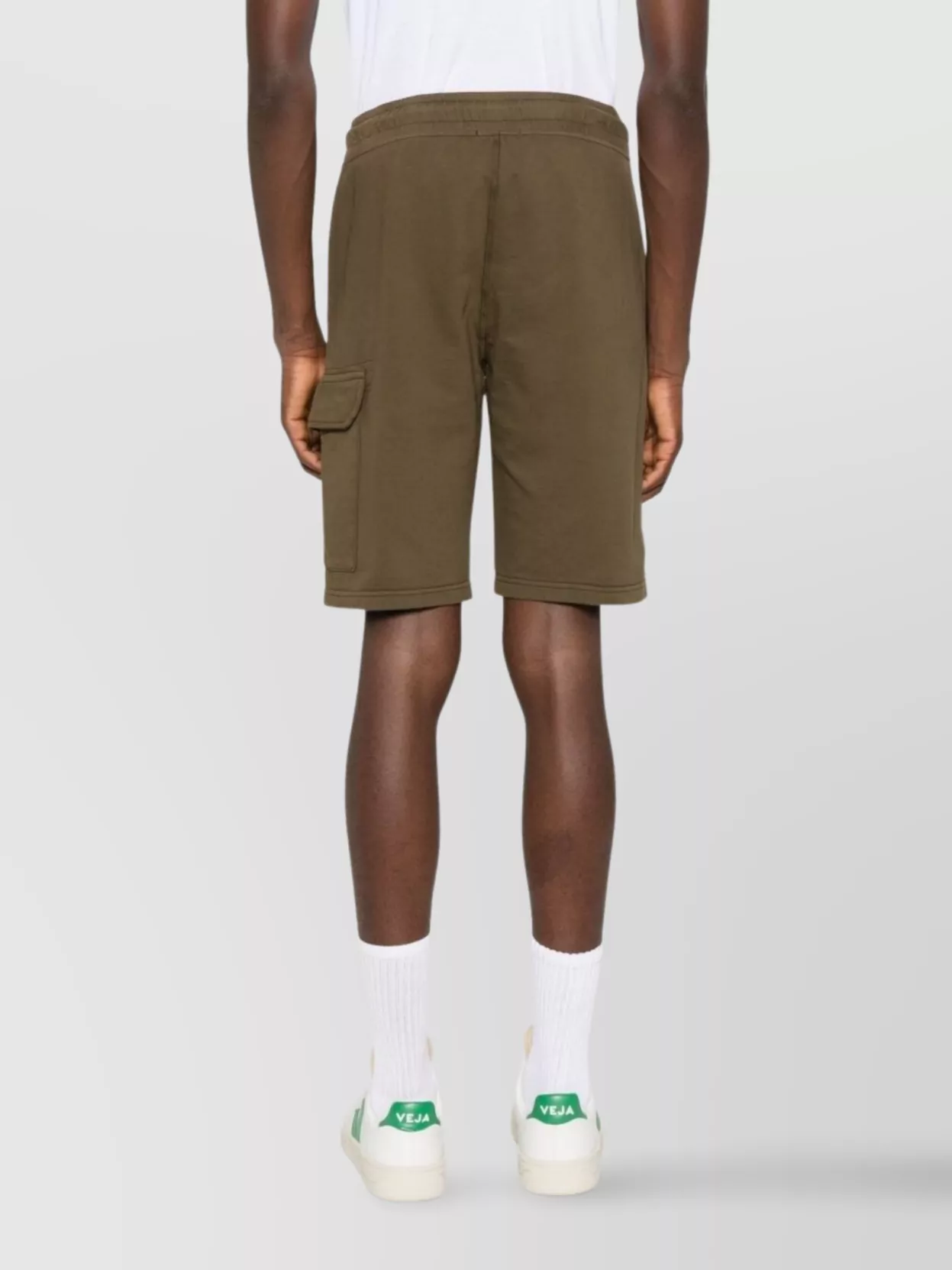 C.p. Company Fleece Cargo Bermuda Shorts Pockets