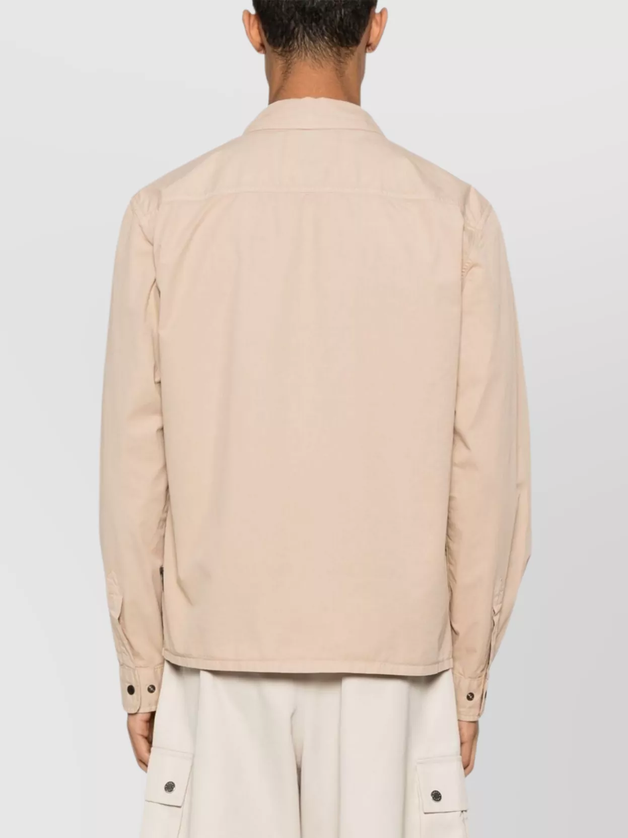 Woolrich Beige Jacket With Pockets And Zip Closure In Neutral