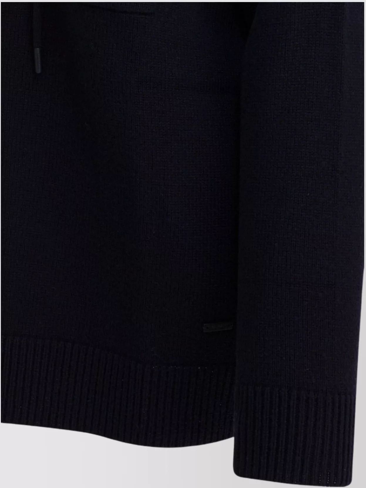 Max Mara Cashmere And Wool Hooded Knit Sweater