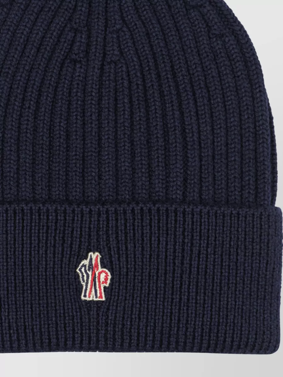 Moncler Grenoble Ribbed Wool Beanie