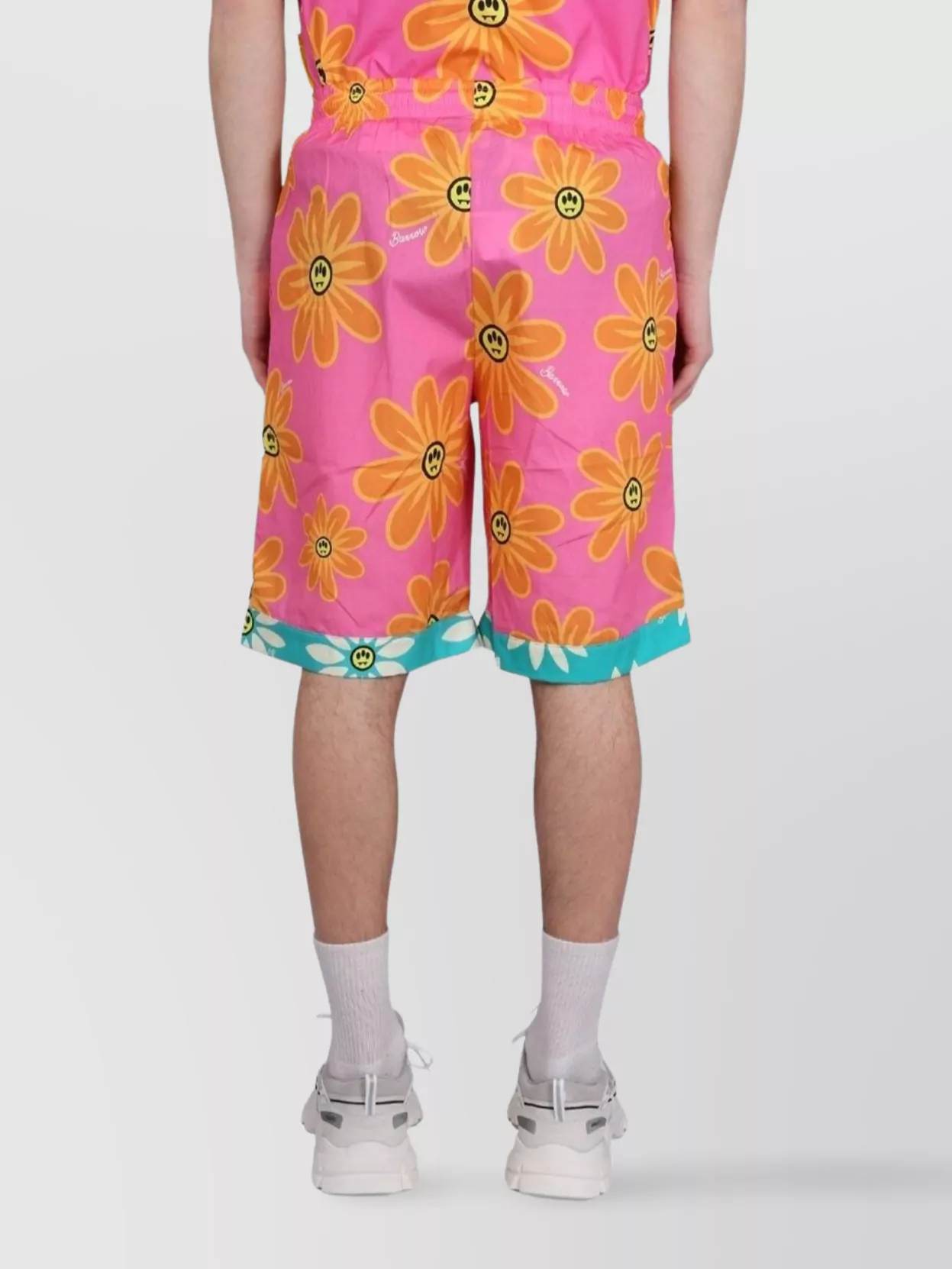 Barrow Sunflower Print Bermuda Shorts