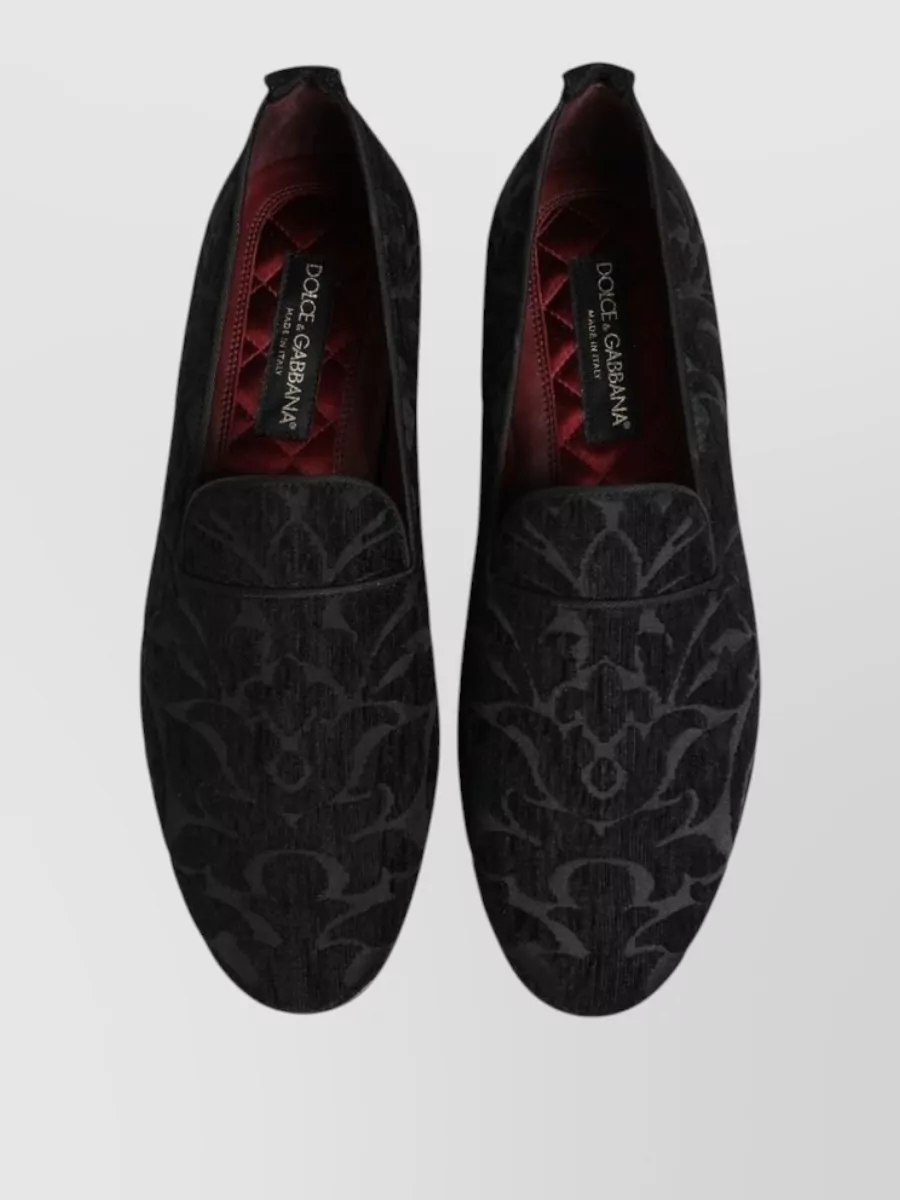 Dolce&Gabbana Floral-Pattern Loafers