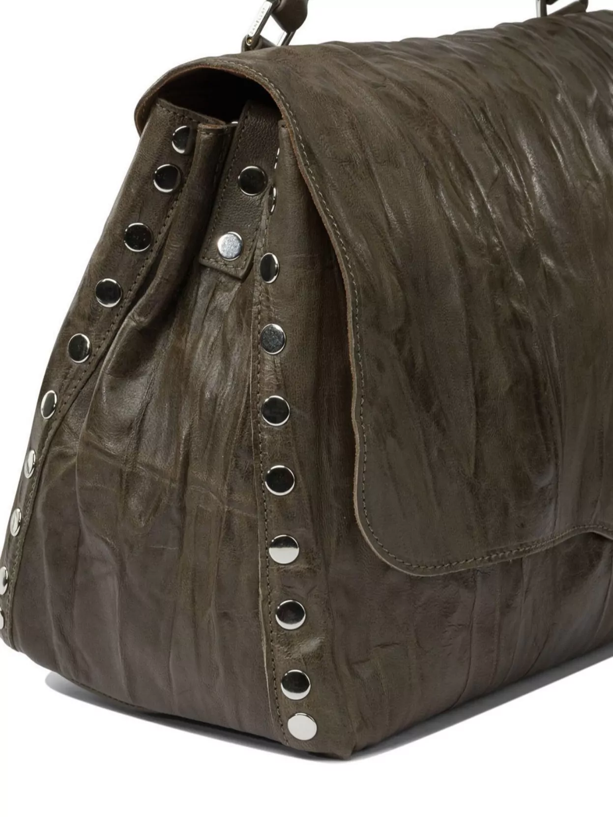 Zanellato Textured Cross-Body Hand Bag Studs