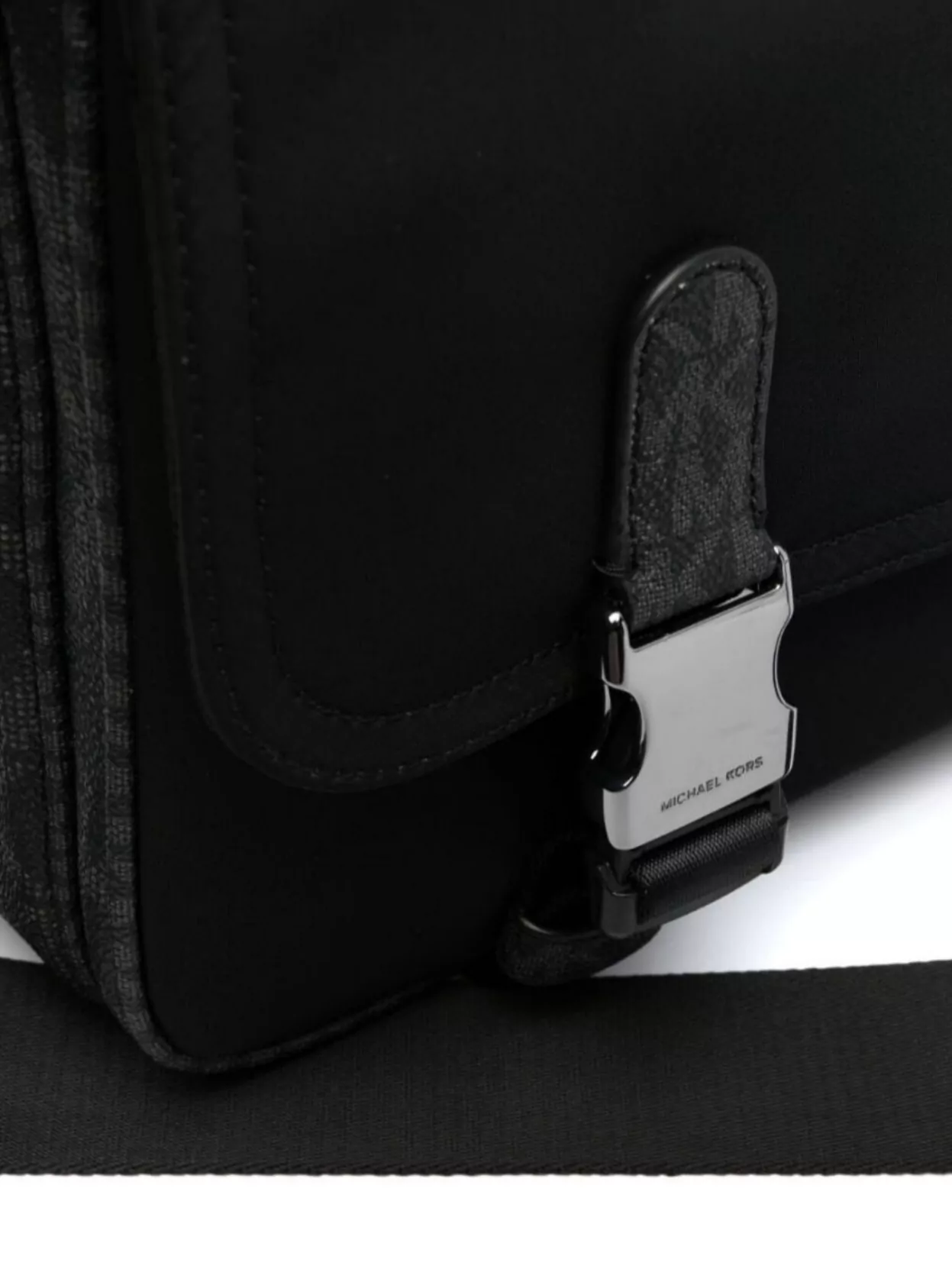 Michael Kors Flap Utility Buckle Strap Messenger Bag
