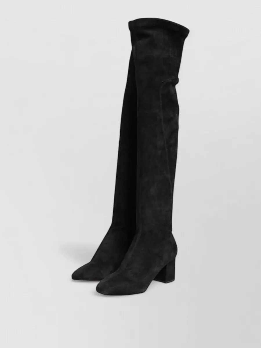 Dolce&Gabbana Suede Leather Knee-High Boots