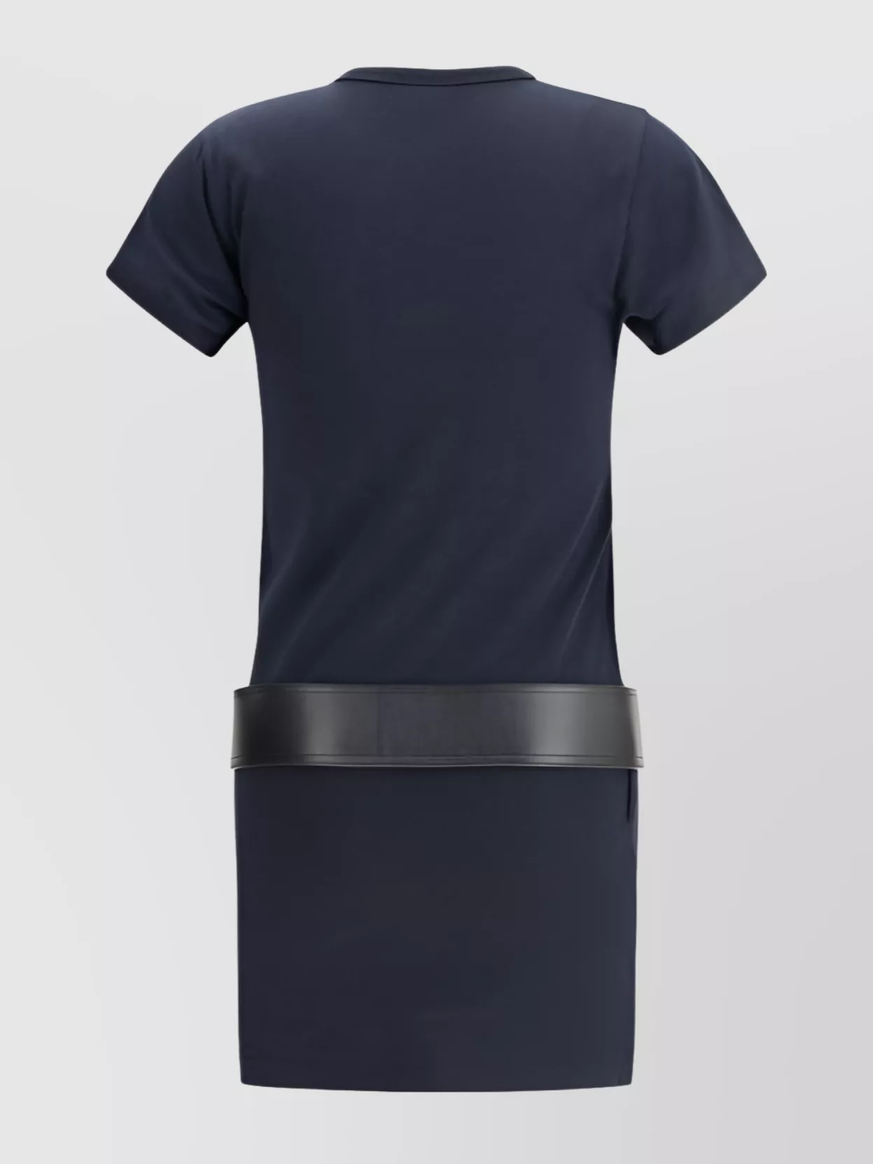 Balenciaga Structured Belted T-Shirt Dress
