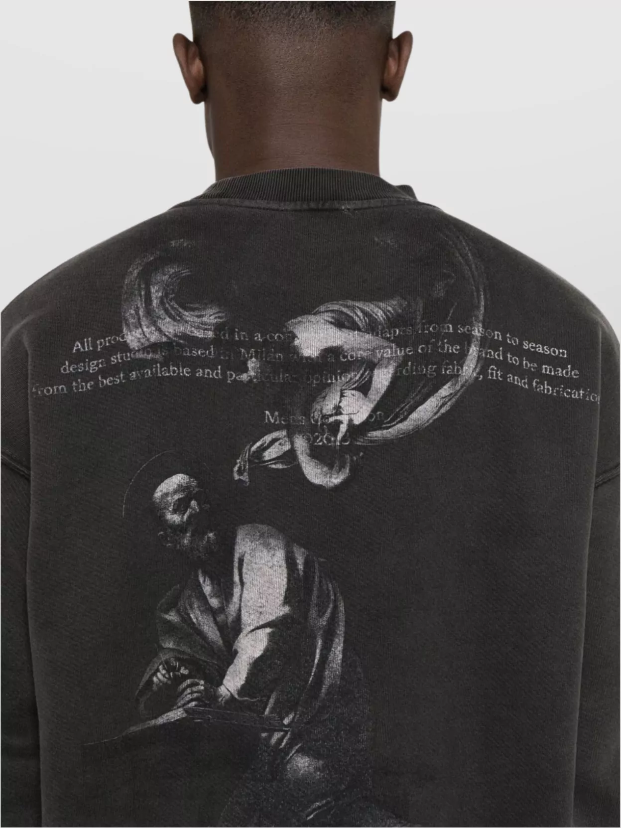 Off-white Off White St. Matthew Crewneck Sweatshirt With Arrow