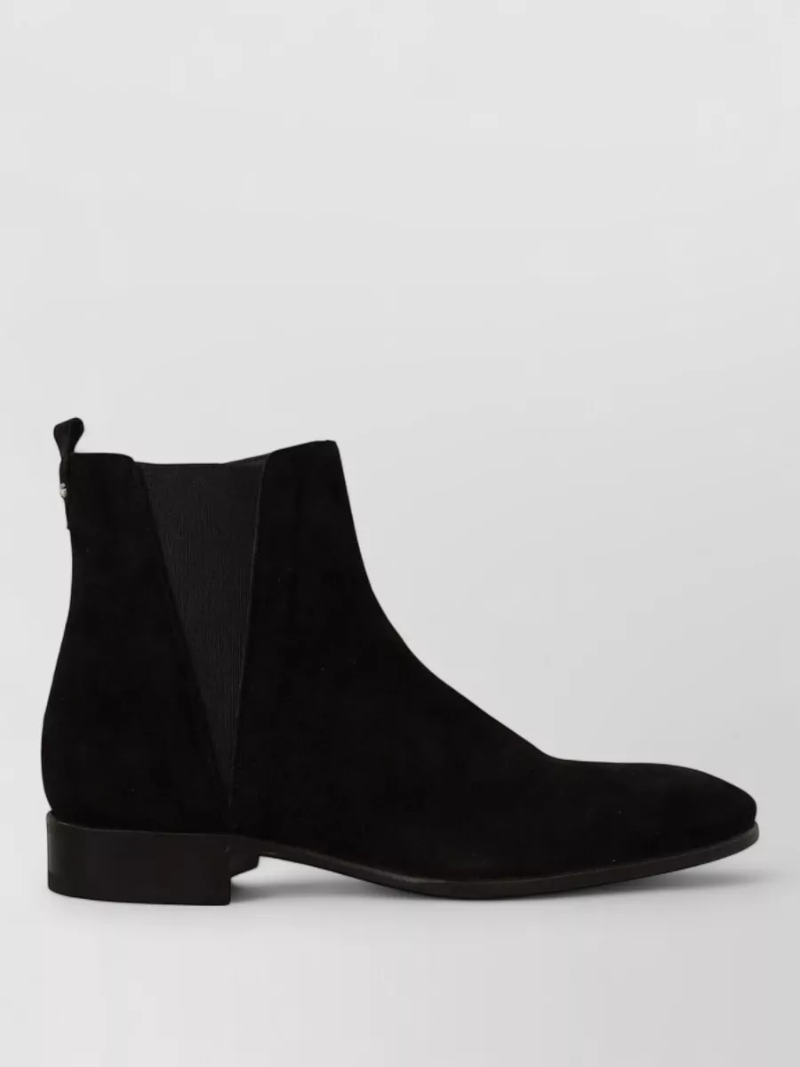 Dolce&Gabbana Suede Leather Chelsea Boots