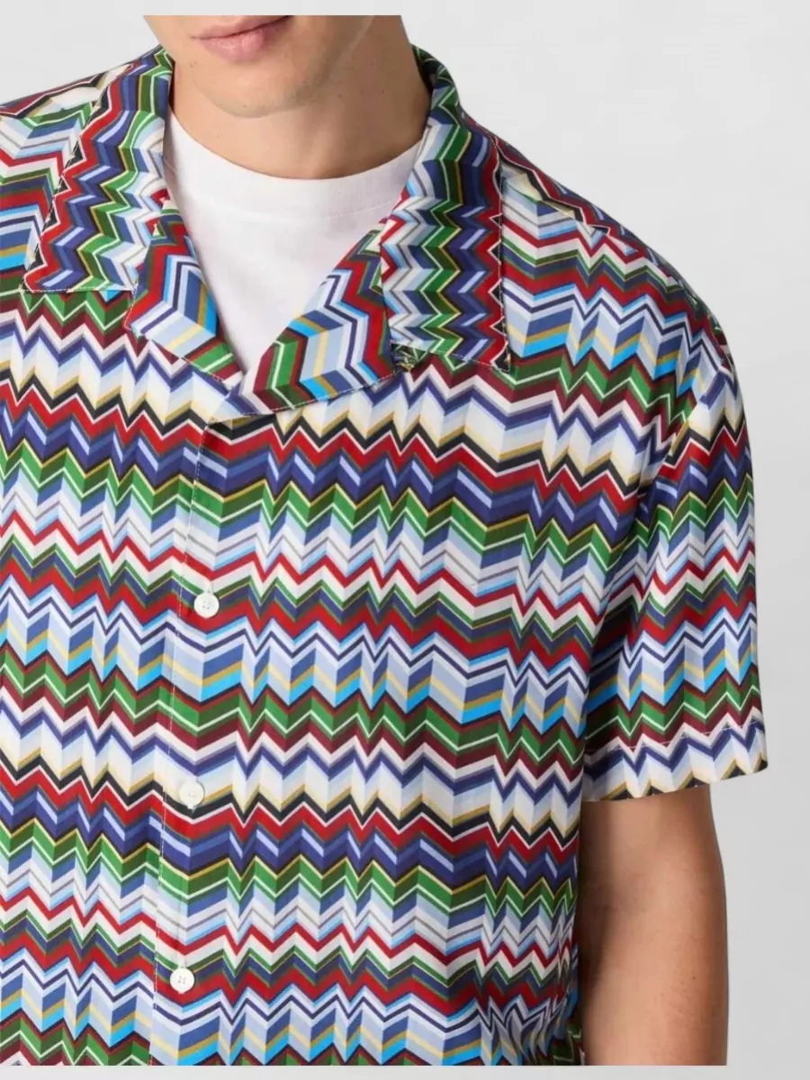 Missoni Zigzag Short-Sleeve Shirt