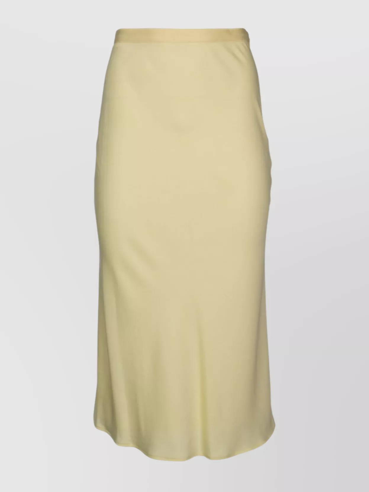 Calvin Klein Dynamic Draped Asymmetrical Hem Skirt In Neutral