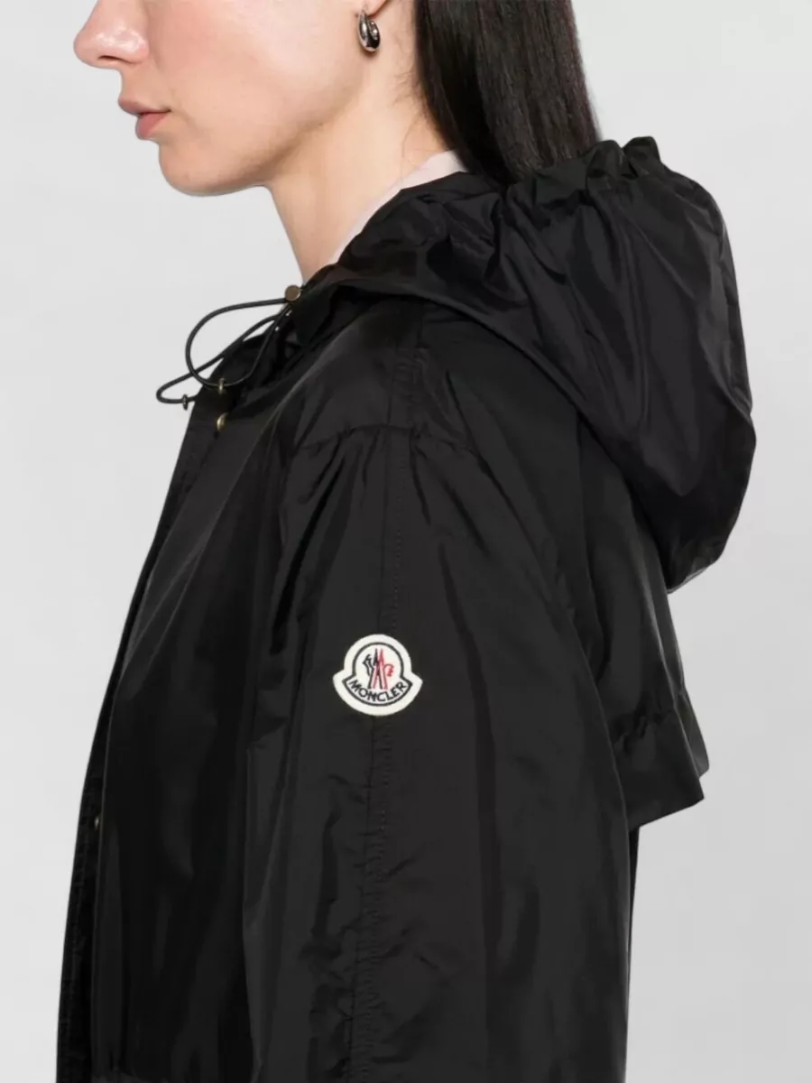 Moncler Nylon Hooded Parka Coat