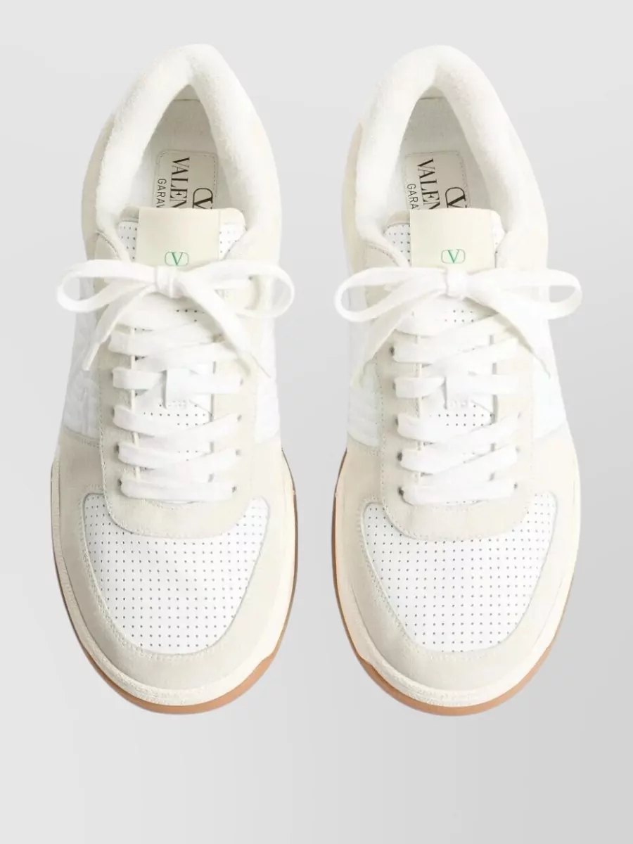 Valentino Garavani Sparry Sneakers Split Leather Nappa Design