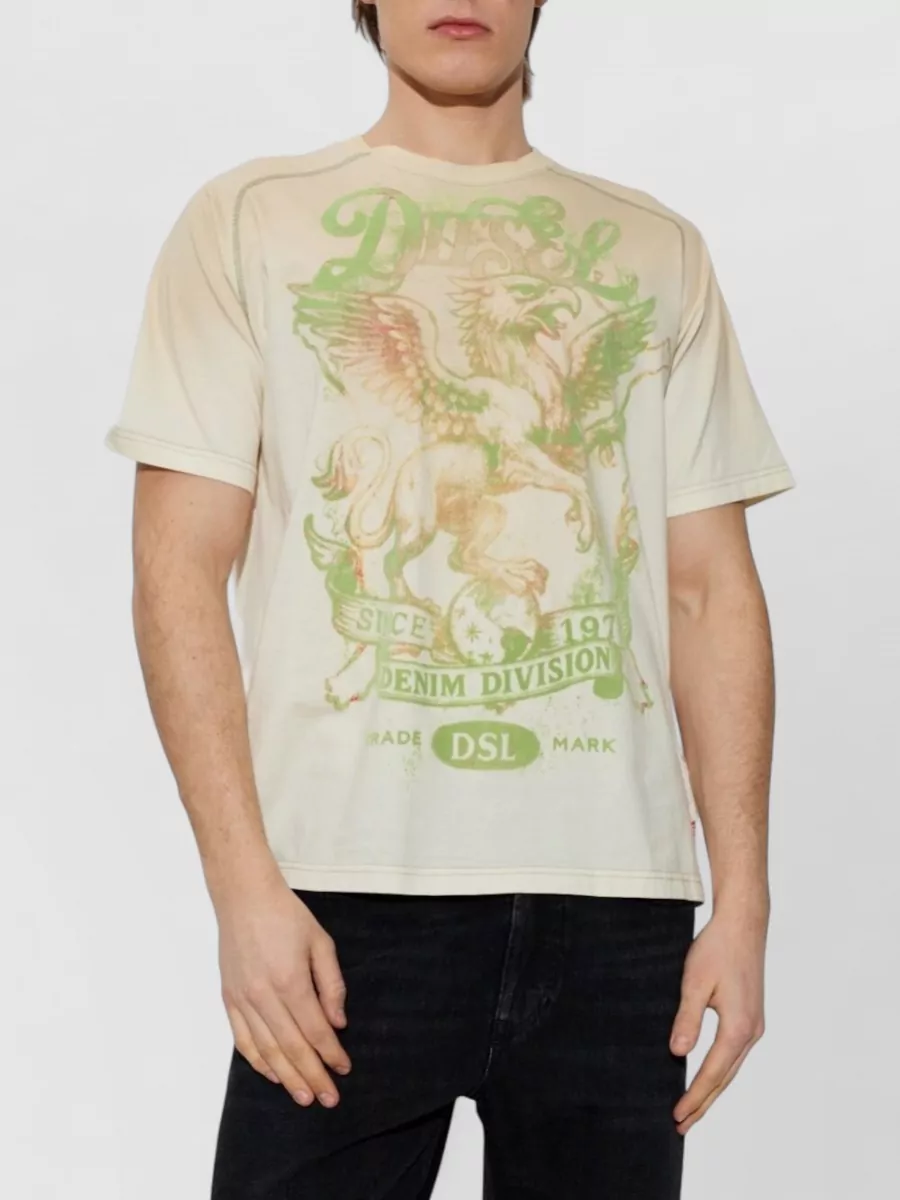 Diesel Printed Cotton T-Shirt