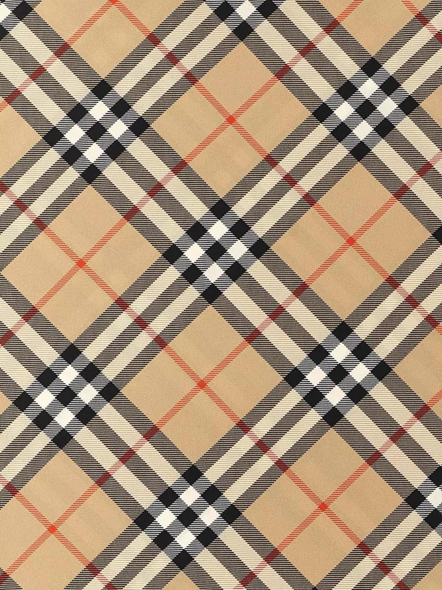 Burberry Square Scarf Check Pattern Versatile Shape