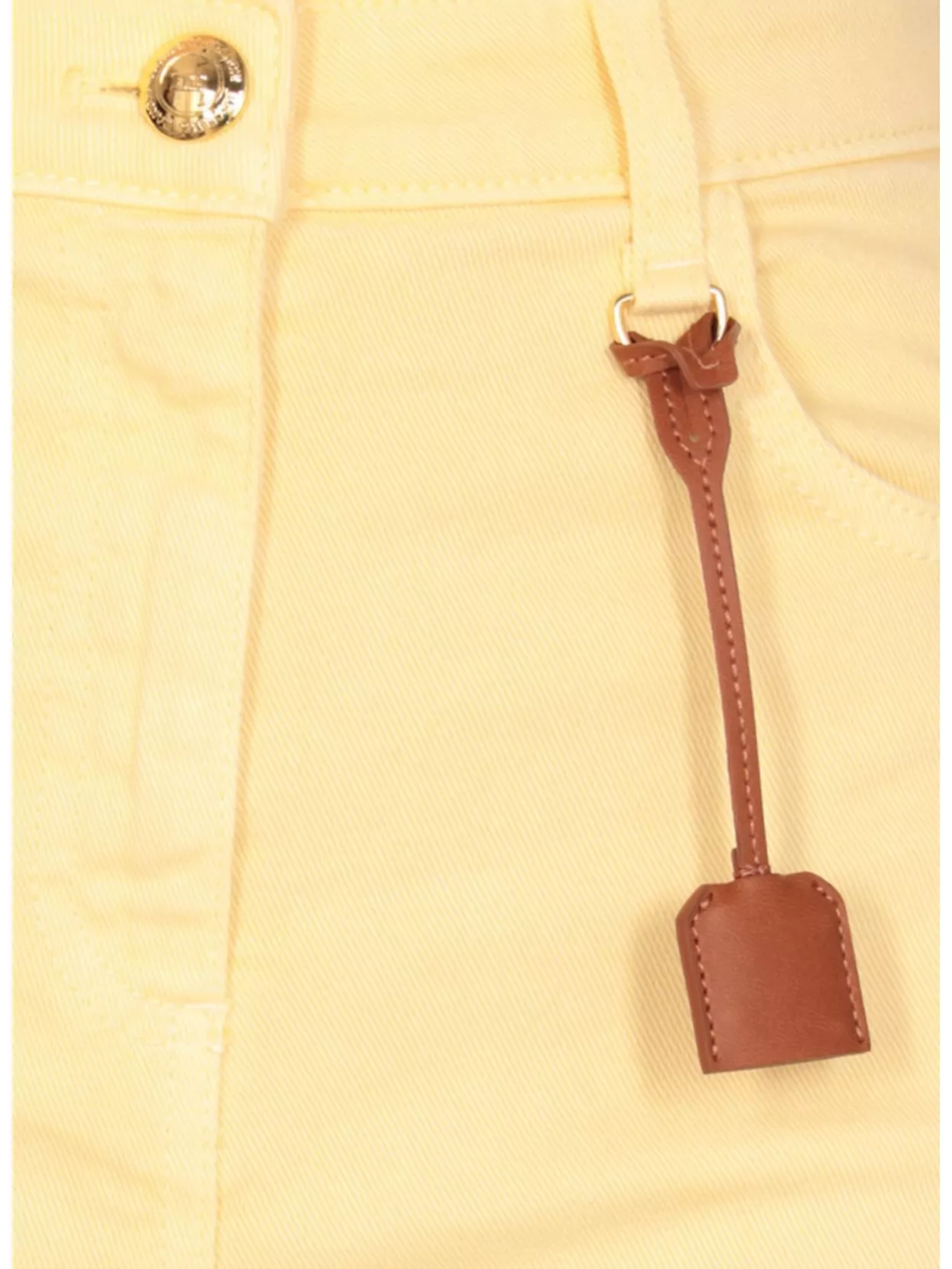 Elisabetta Franchi Straight Cut Cotton Jeans With Belt Loops In Multi