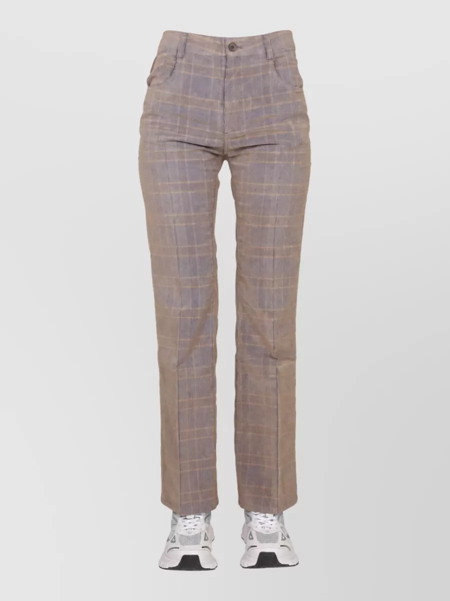 Mcq high-rise straight-leg trousers
