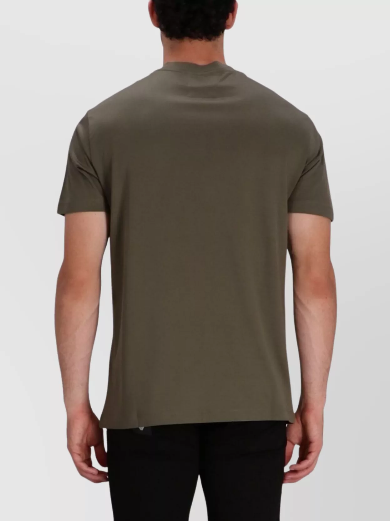 Emporio Armani Cotton Blend T-Shirt Logo Design