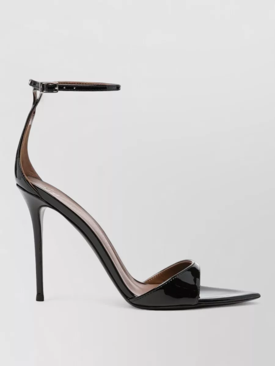Giuseppe Zanotti Patent Leather Ankle-Strap Pointed-Toe Stiletto Pumps
