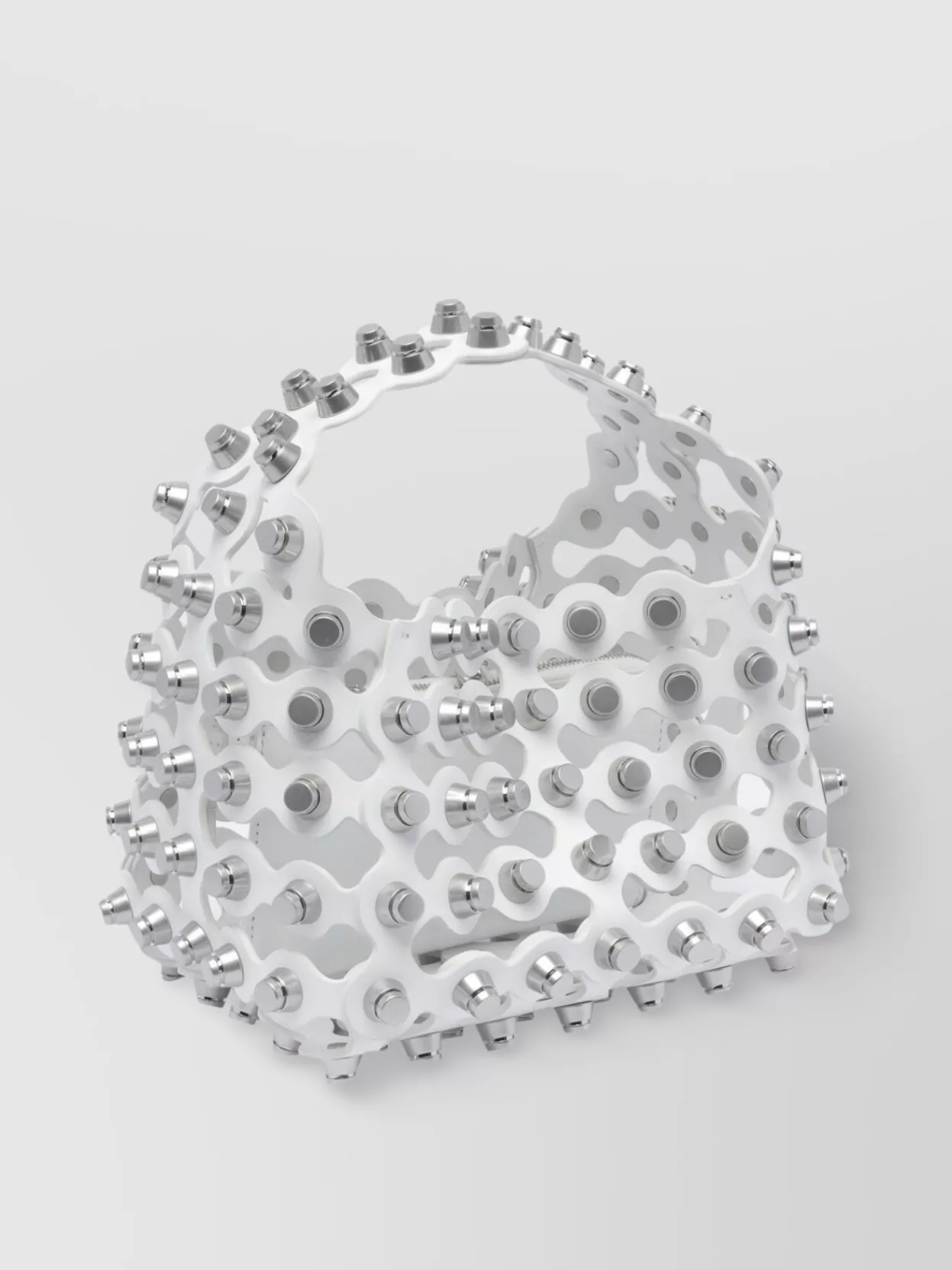 Alexander Wang Cut-out Pattern Studded Tote Bag