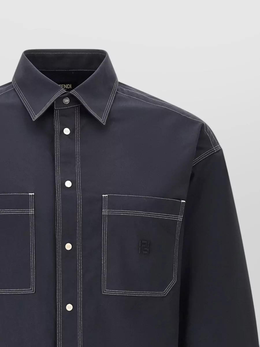 Fendi Cotton Relaxed-Fit Shirt