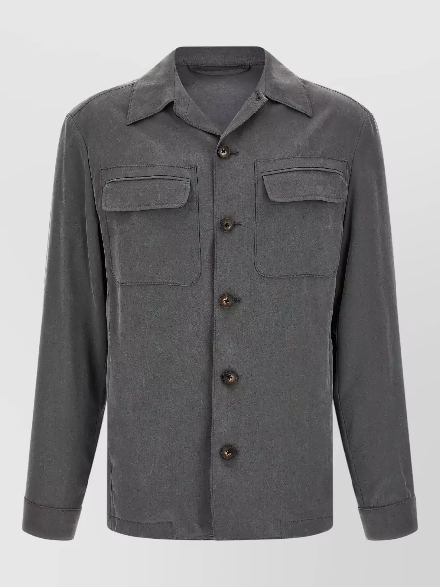 Pal Zileri Lyocell shirt jacket