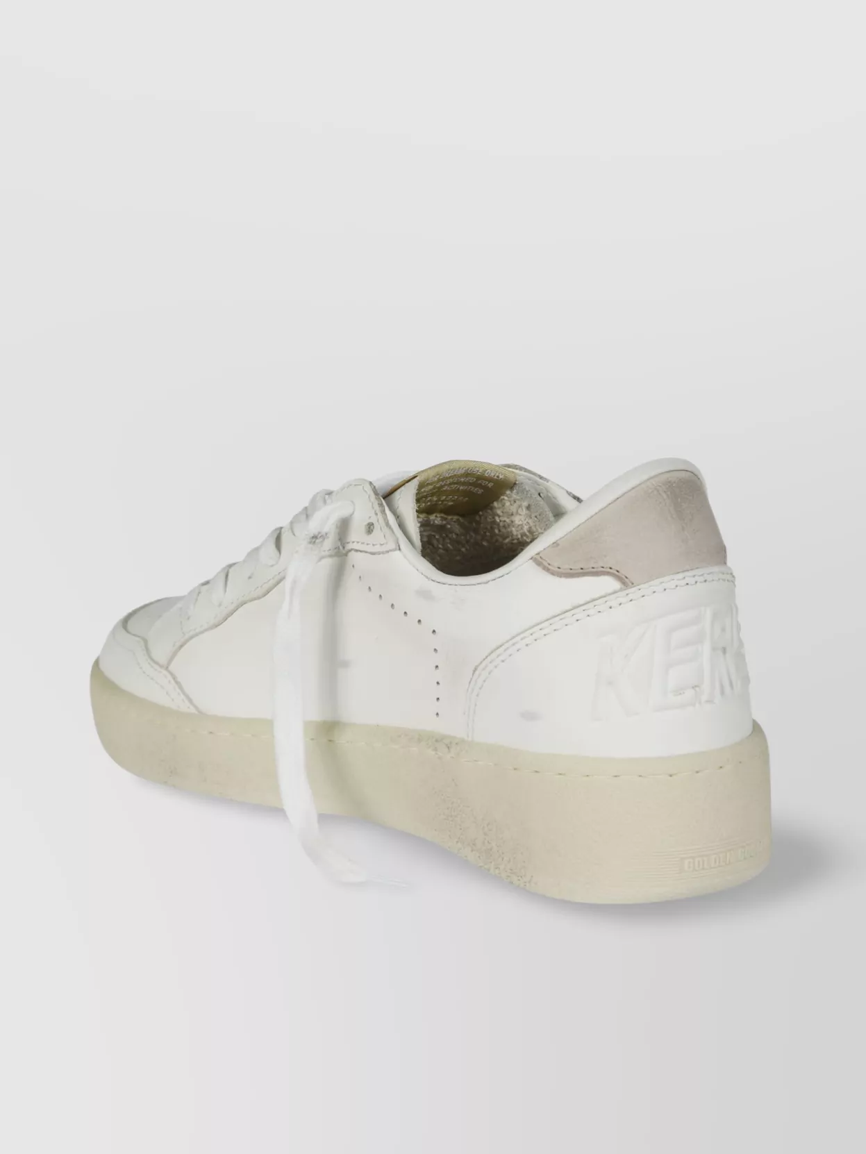 Shop Golden Goose Star Emblem Perforated Heel Tab Sneakers