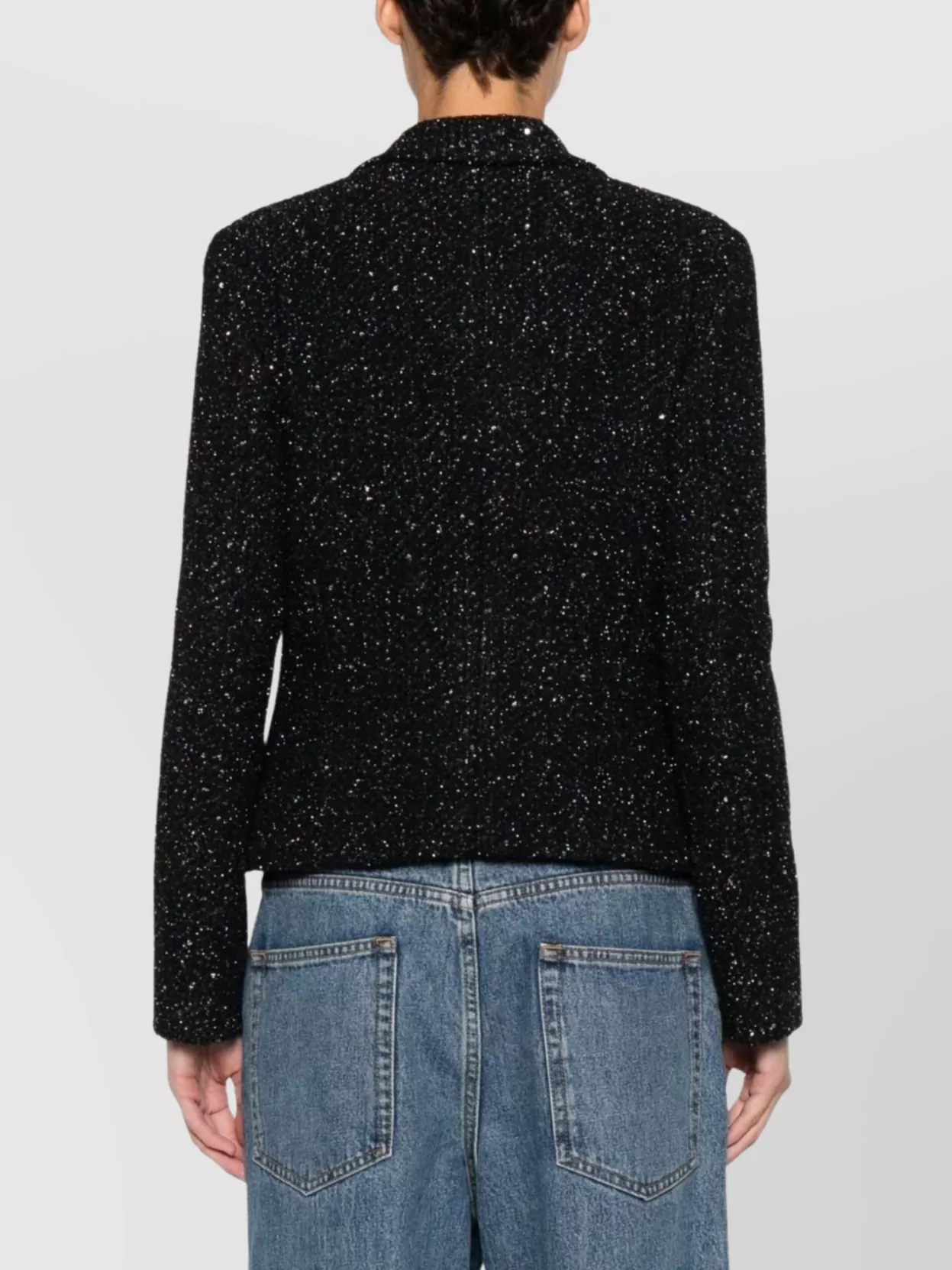 Emporio Armani Single-Breasted Jacket Sparkling Finish
