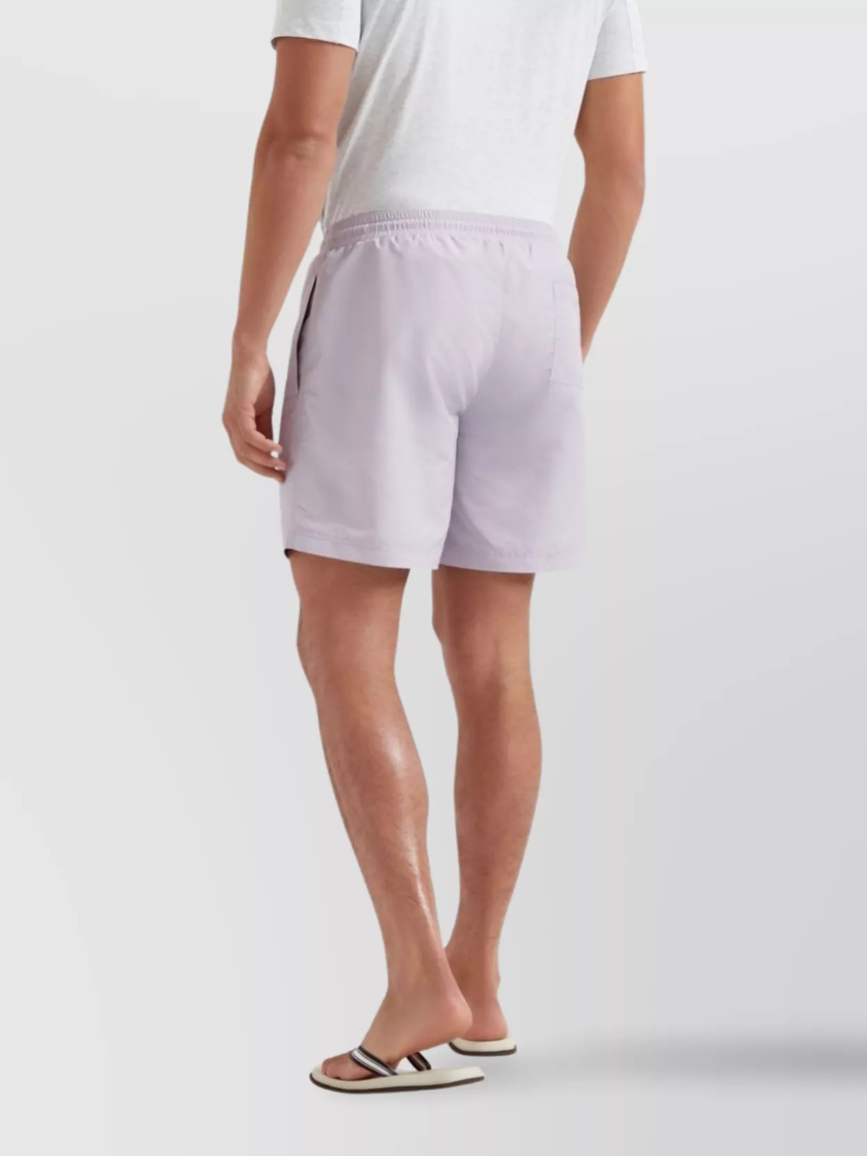 Brunello Cucinelli Swim Shorts With Slip Pockets And Rear Patch Pocket