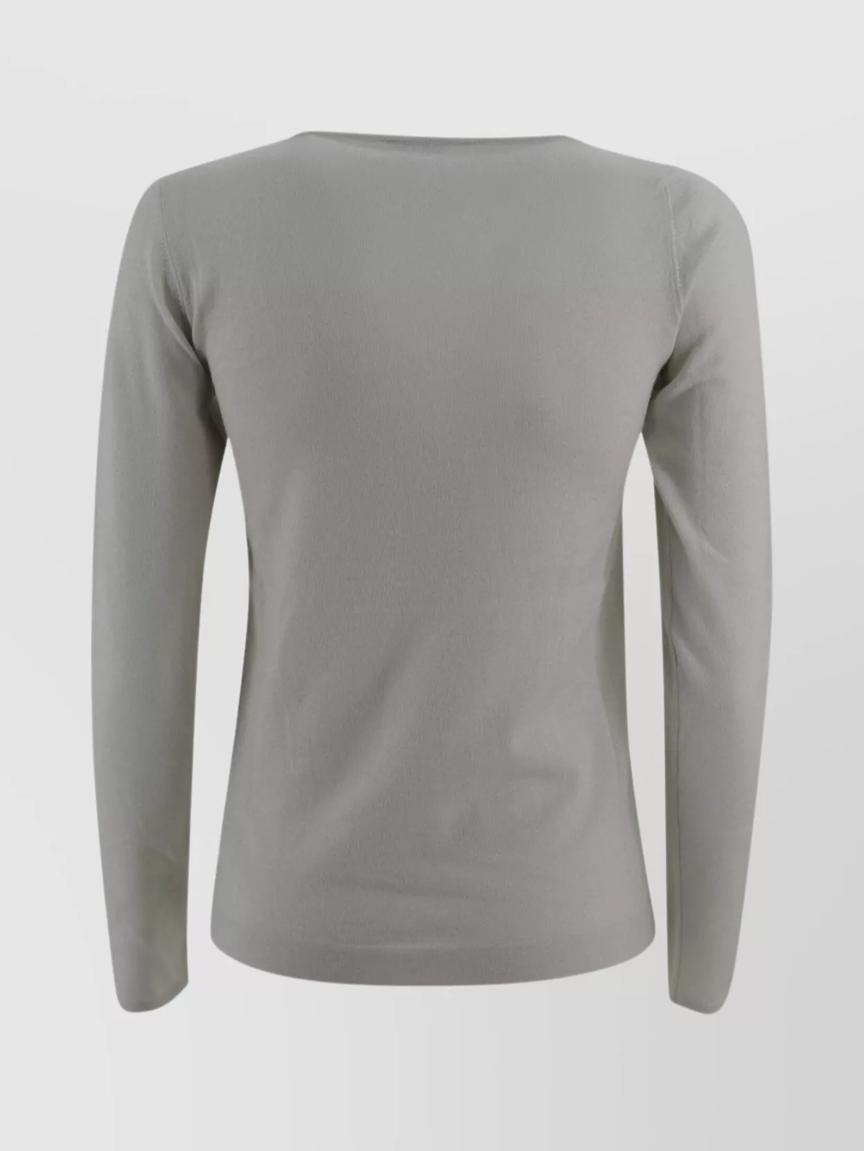Brunello Cucinelli Knit Top Featuring Body-hugging Lines In Gray