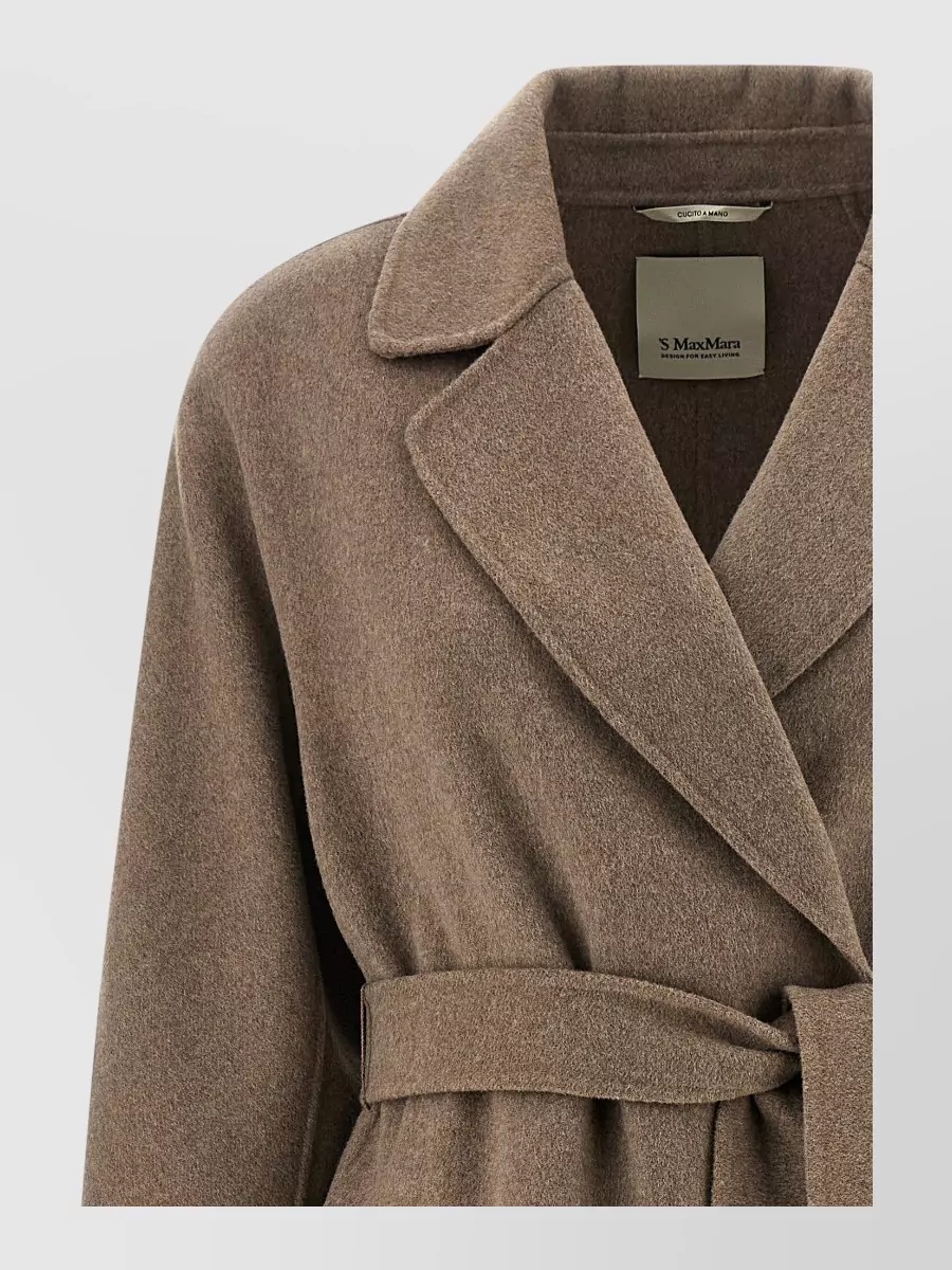 S Max Mara Virgin Wool Single-Breasted Coat