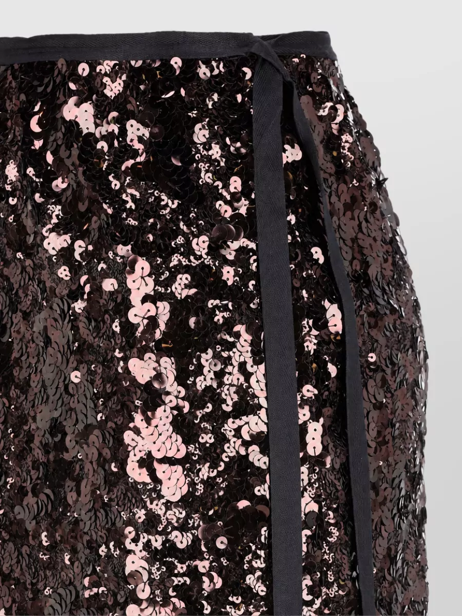 Prada Sequin Midi Pencil Skirt