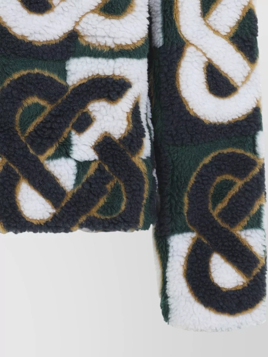 Casablanca Hooded Monogram Fleece Jacket