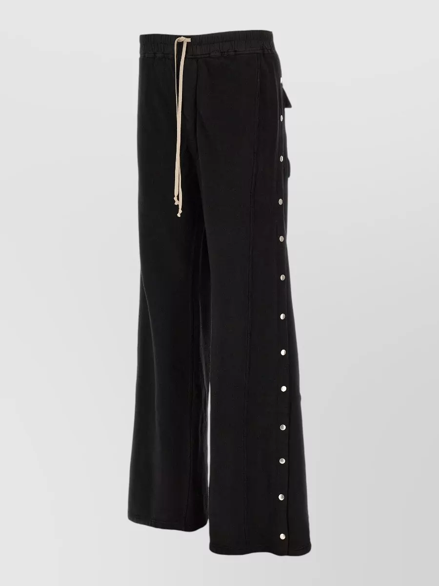 Rick Owens Drkshdw Cotton Wide-Leg Floor-Length Trousers