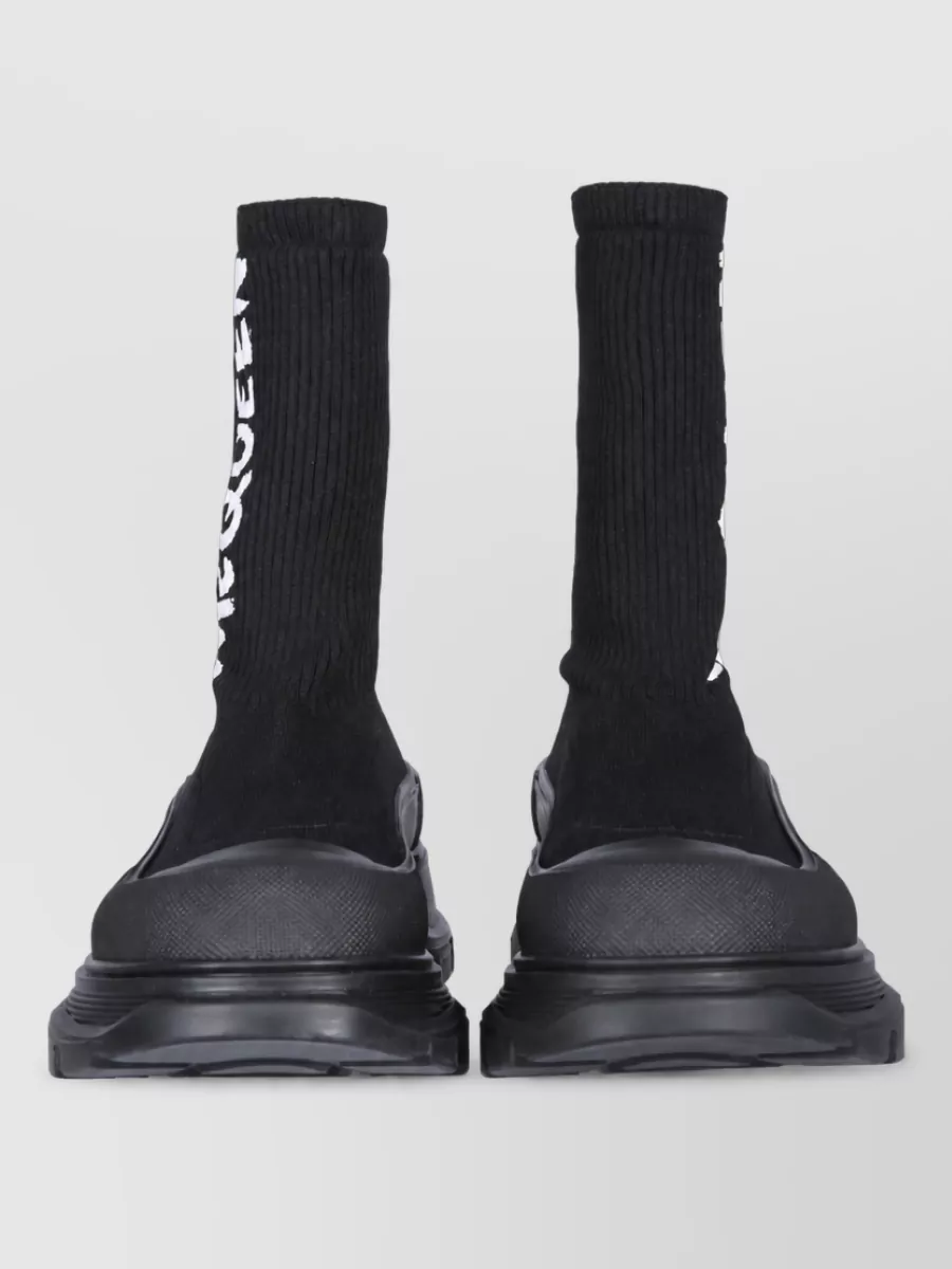 Alexander Mcqueen Tread Slick Hi-Top Sneakers