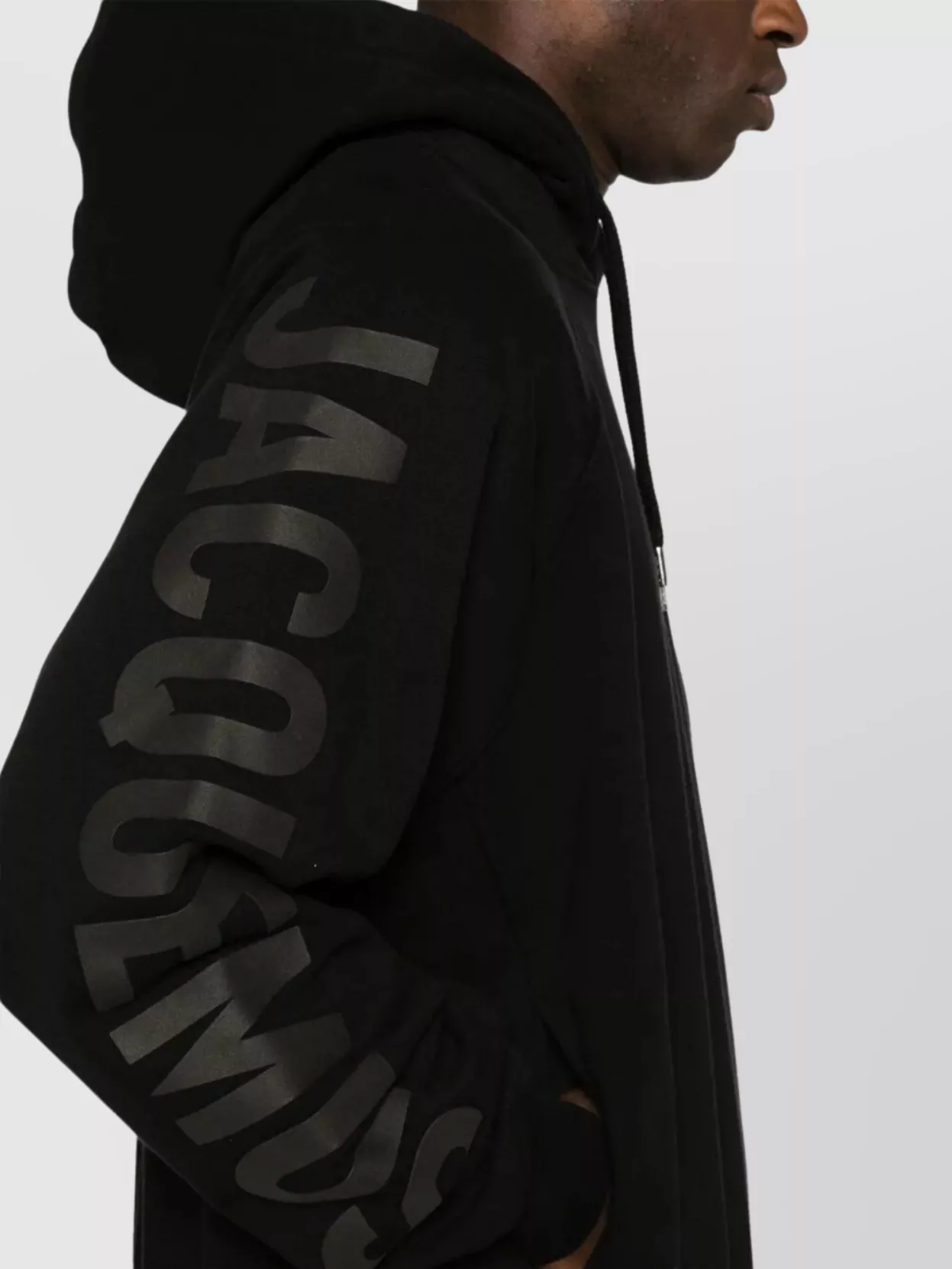 Jacquemus Hooded Typo Sweatshirt With Logoed Sleeve