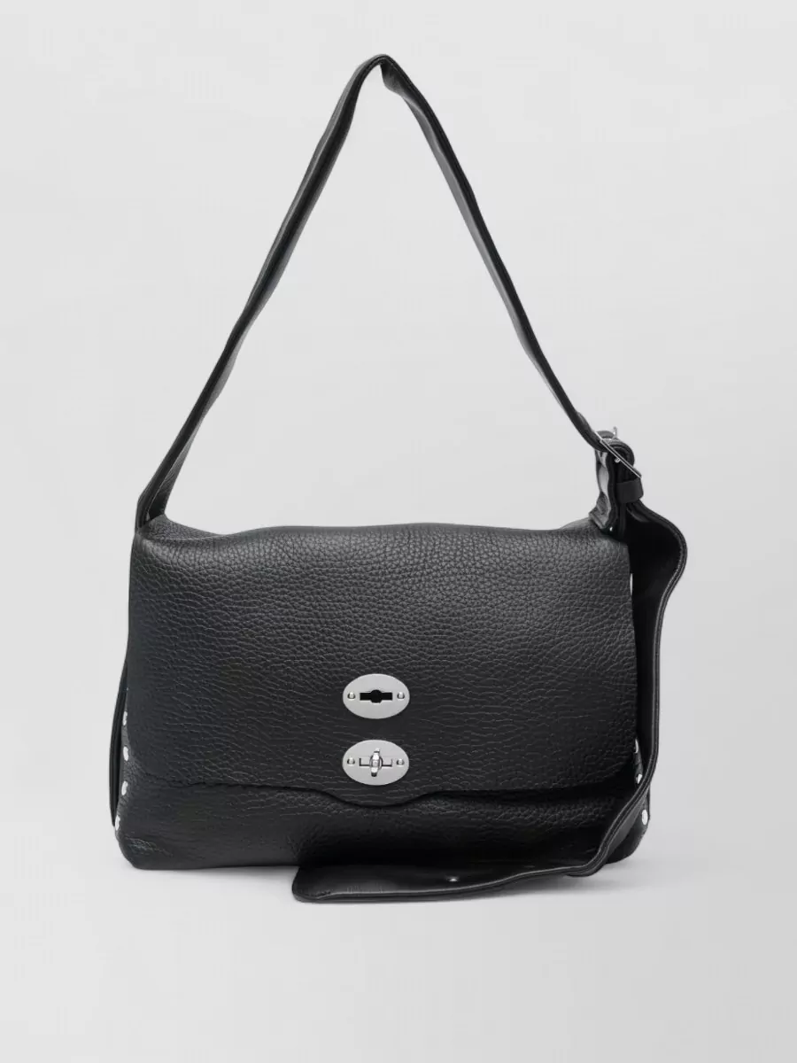 Zanellato pebbled leather shoulder bag