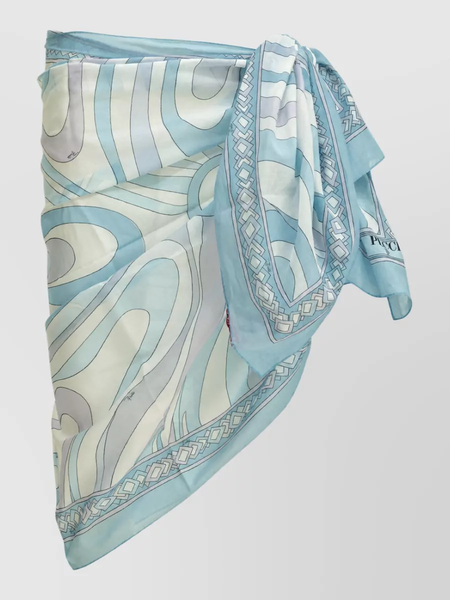 Pucci cotton pareo