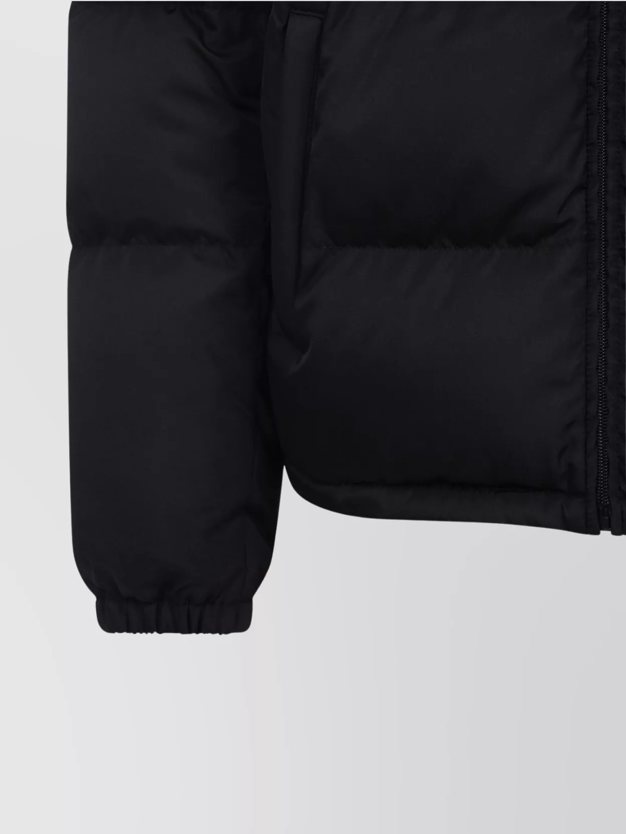 Prada Quilted Nylon Jacket Zip Pockets