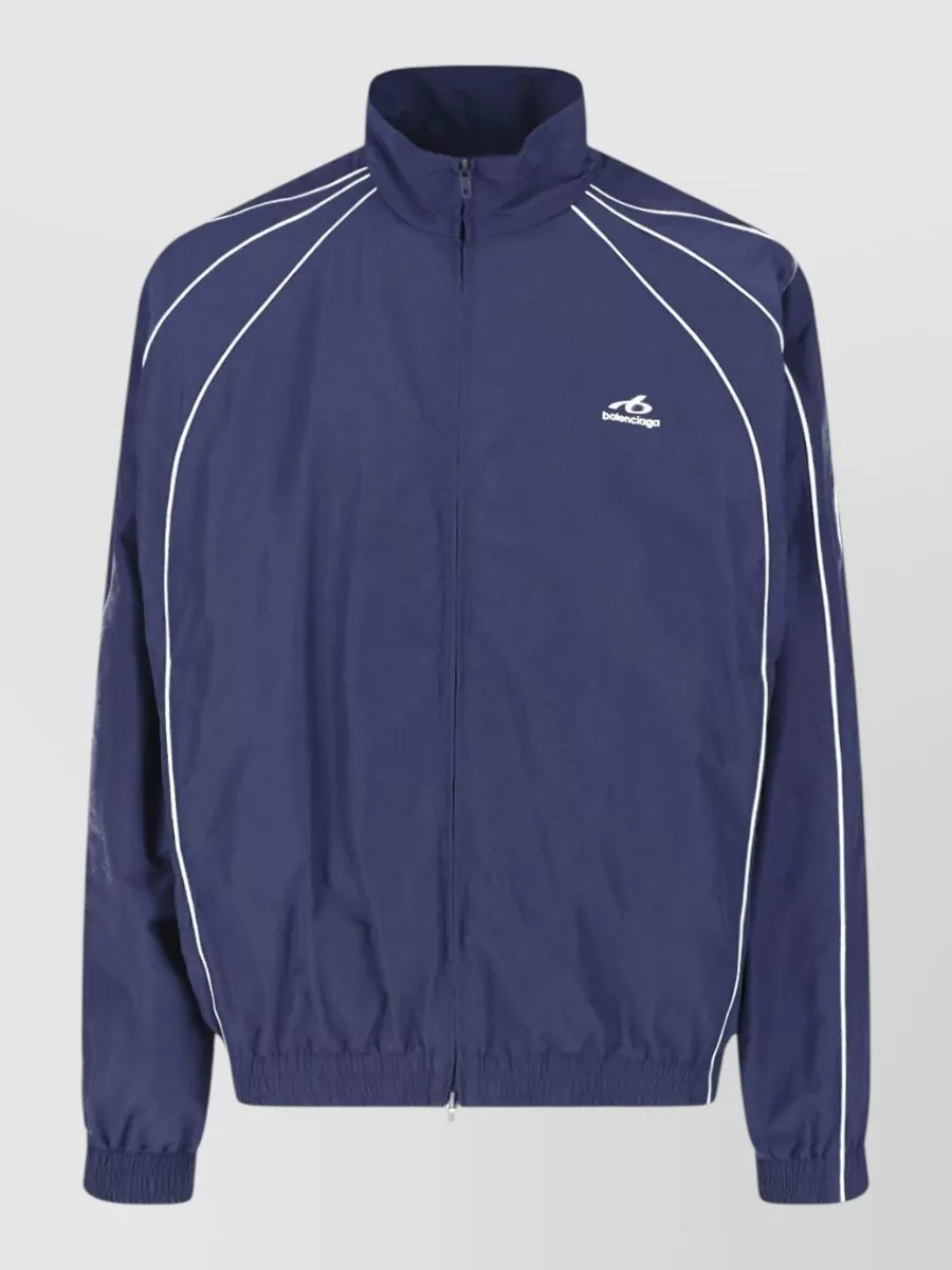 Balenciaga high-neck logo-print tracksuit jacket