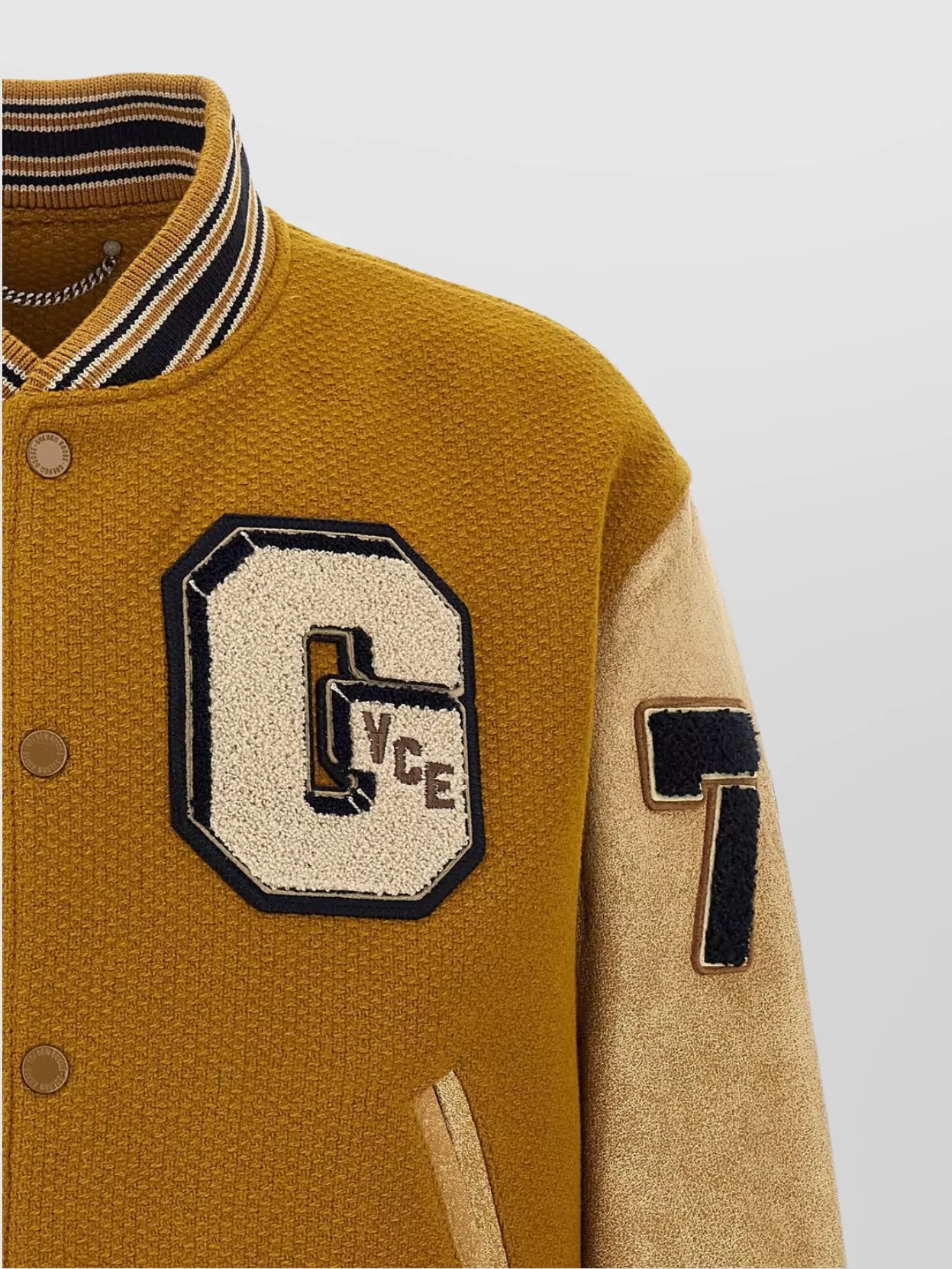 Golden Goose 'Aleandro' Bomber Jacket Embroidered Patches