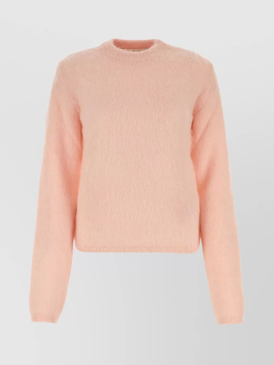 Shop Marni Soft Knit Crew-neck Sweater In Pastel